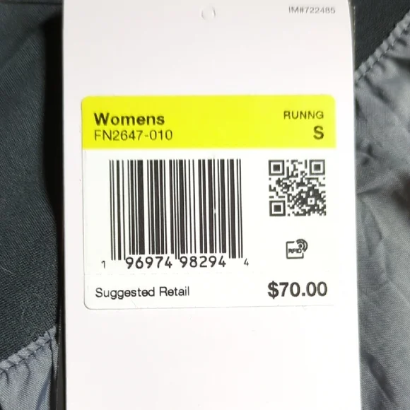 Nike Women's Silver and Black Reflective Trail Running Shorts - Picture 12 of 12